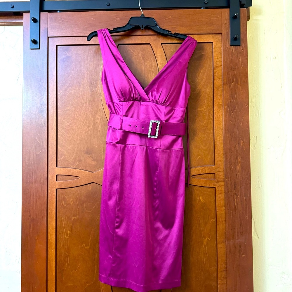 Bisou Bisou Hot Magenta Dress